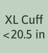 XL Cuff fits upper arms up to 20.5 inches