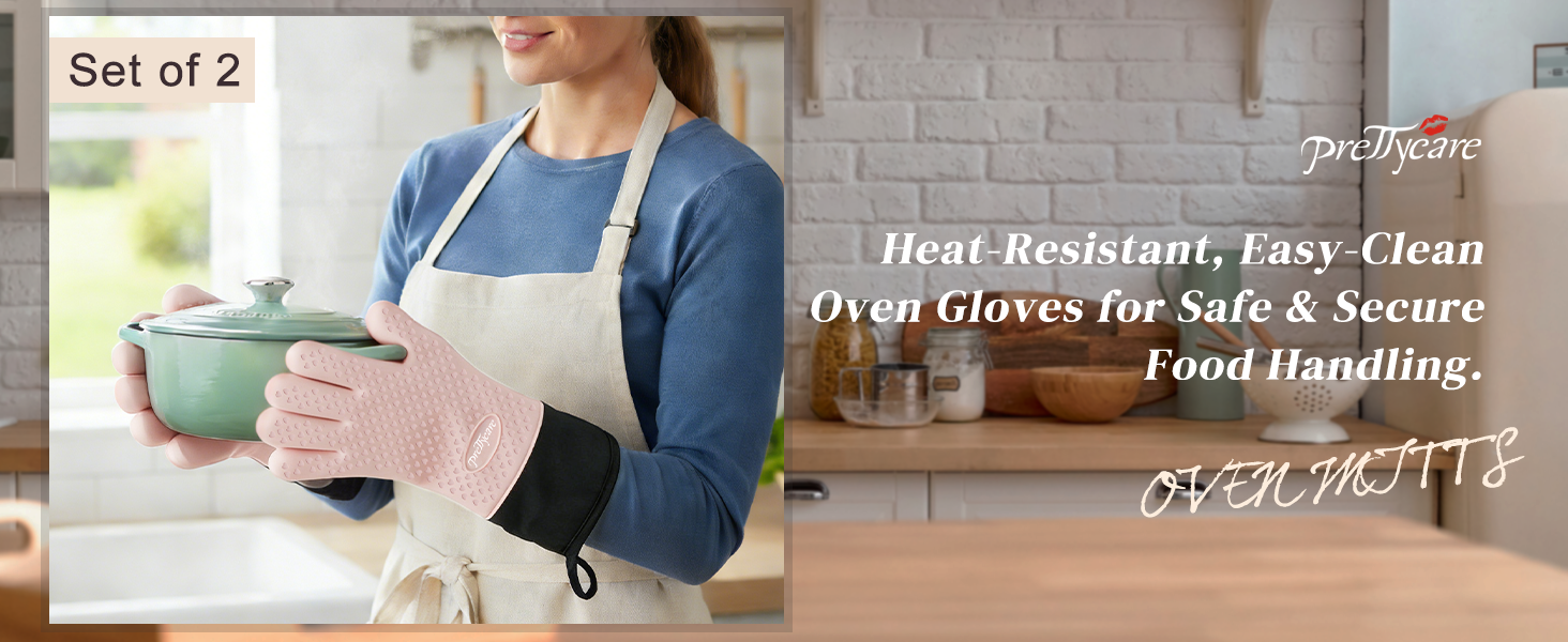 silicone oven mitts heat resistant