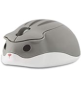 CHUYI Hamster Shape Wireless Silent Mouse Cartoon and Cute Portable Animal Optical Cordless Mice ...
