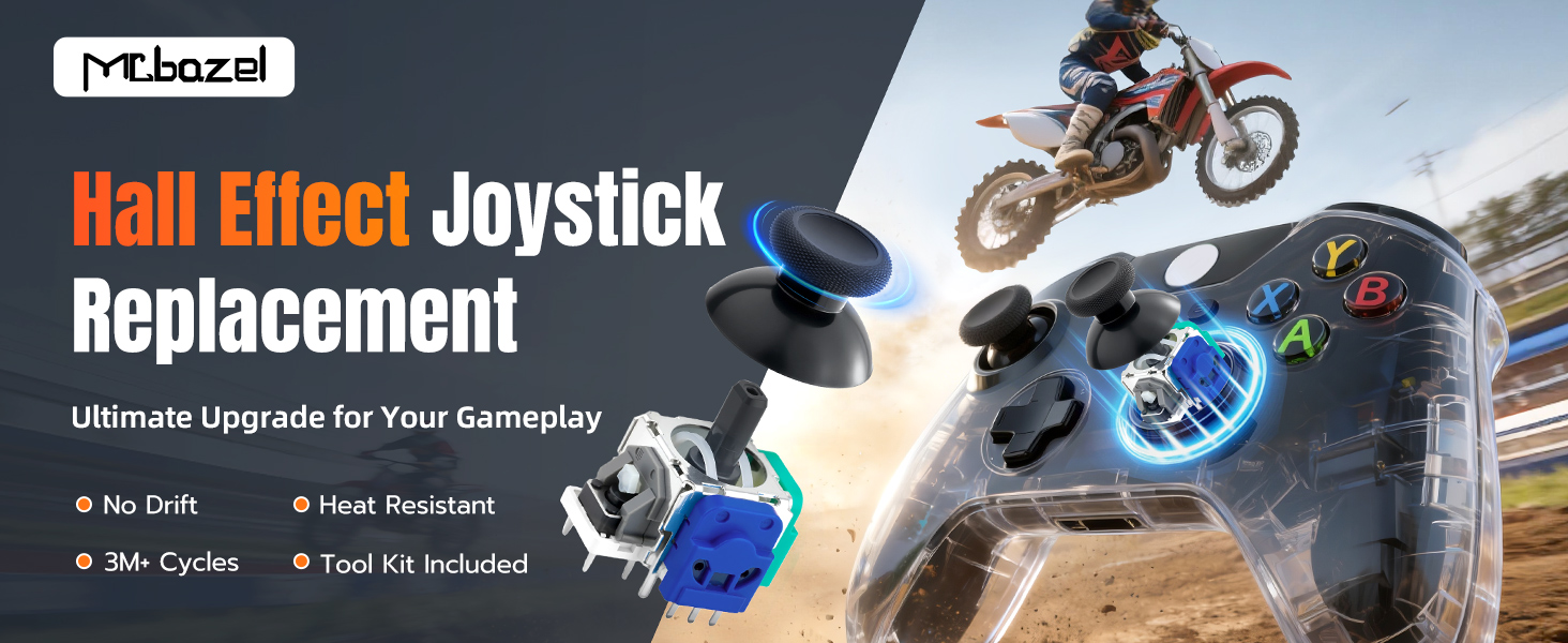 Hall Effect Joystick Replacement