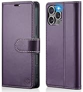 for iPhone 16 Pro Case Wallet with Card Holder, Wallet Case for iPhone 16 Pro with RFID Blocking,...