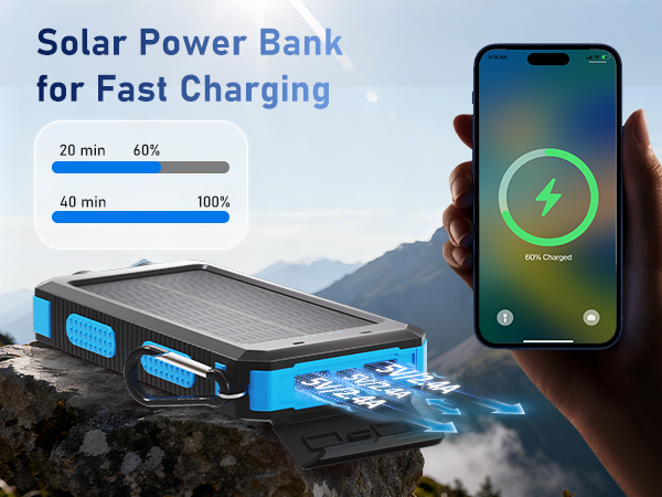 SOLAR CHARGER POWER BANK