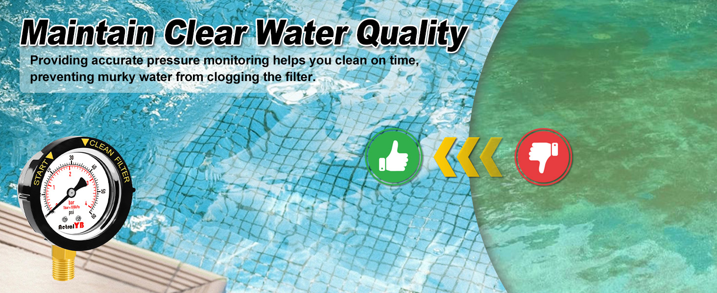 accurate pool pressure gauge