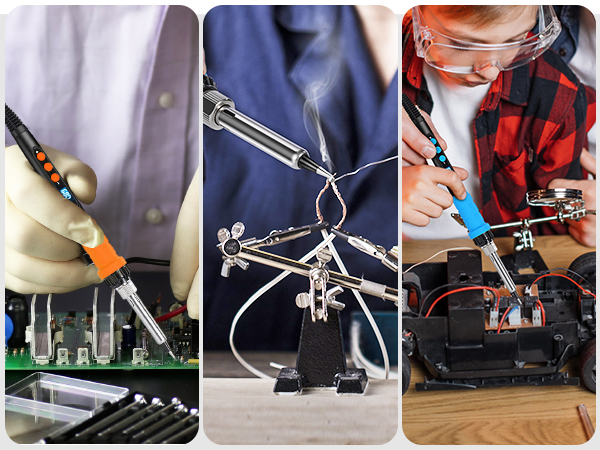 Soldering Iron Kit, 100W High Power Soldering Iron, Digital Display Temperature Control