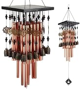 YLYYCC Wind Chimes for Outside,30" Memorial Wind Chimes with 28 Pieces Tubes and 16 Copper Bell f...