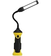 Mcbazel Magnetic Adjustable Work Light - 3000mAh Rechargeable LED Inspection Light with Flexible ...