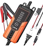 Car Battery Charger BMK 12V 2A Automatic Trickle Battery Maintainer Smart Pulse Repair Charger fo...