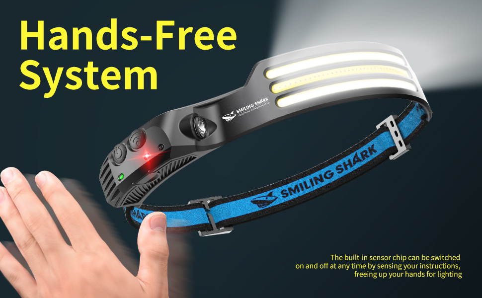 Smiling shark headlamp