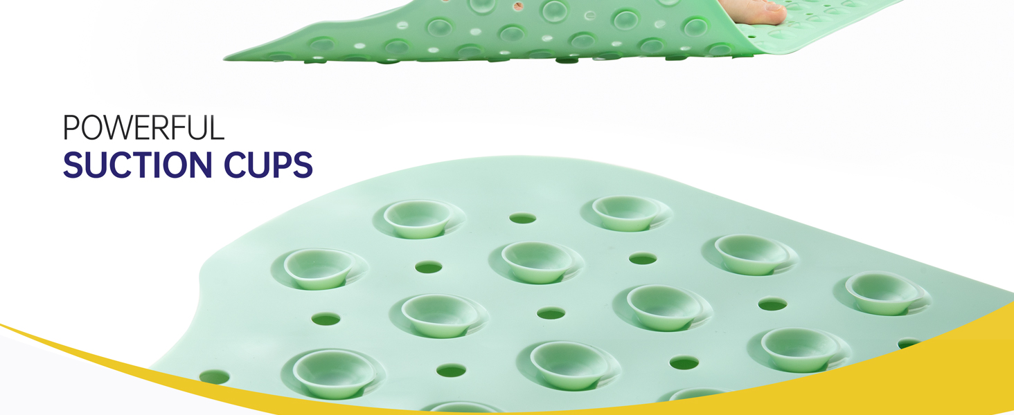 shower safety bath bathtub mat tub bath plastic extra large suction cup soft resistant