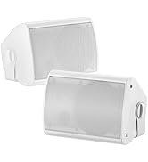 STUDIOFINIX 6.5 Inch 400W Outdoor Speakers Wired Waterproof Passive, Wall Mount Speakers for Pati...