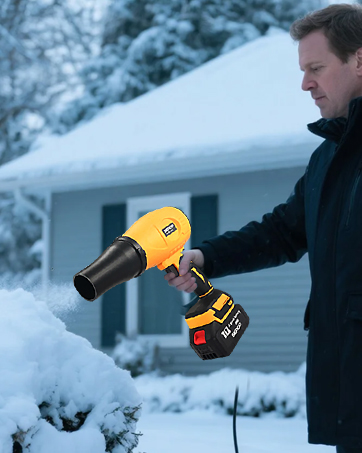 Battery powered leaf blower cordless