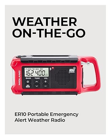 Midland ER210 Portable Emergency Alert Radios Let's You Stay Safe When You have to Evacuate