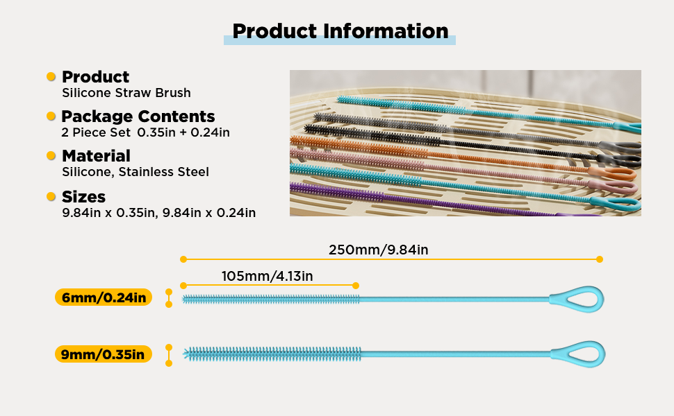 straw brushes