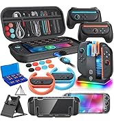 Switch 2 Accessories, [Charge Inside]Case Bundle for Nintendo Switch 2 2025 Console, FYOUNG 23 IN...