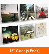 12" Clear (6 Pack)