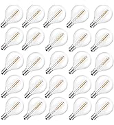 Goothy G40 Led Replacement Bulb, 0.6W Shatterproof Globe LED Light Bulb for Patio Outdoor String ...