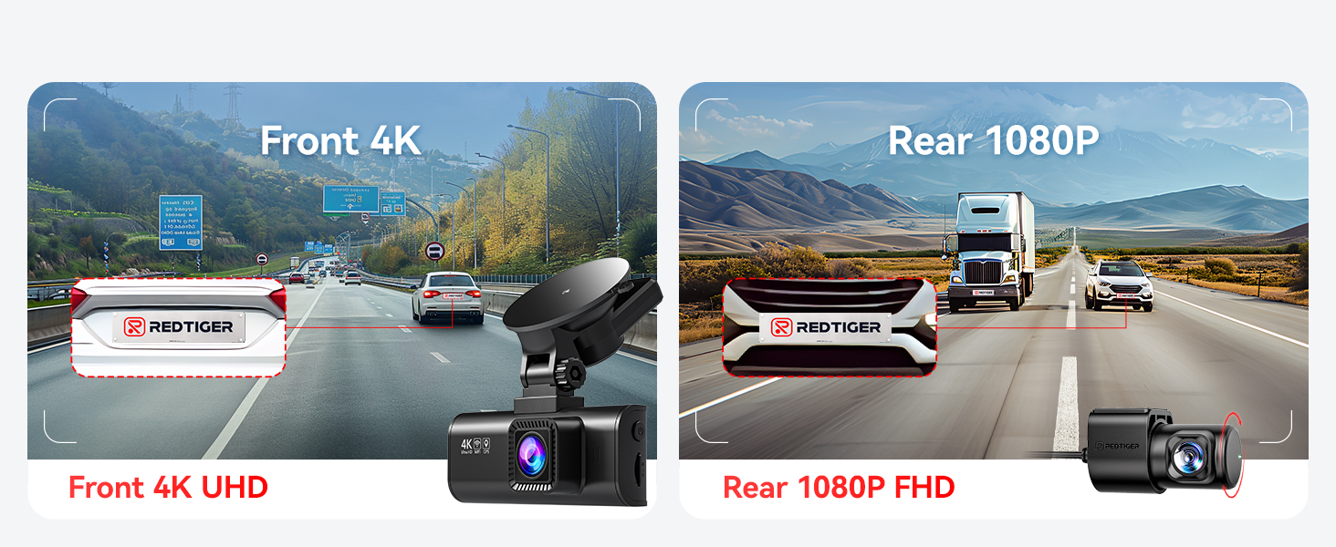 dash cam front and rear