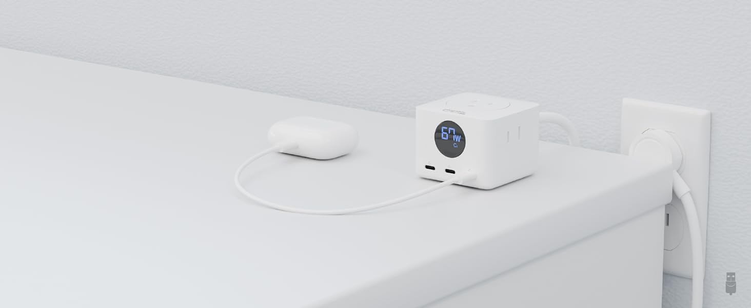 desk power strip, travel charging station, travel extension cord with multiple outlets, right angle