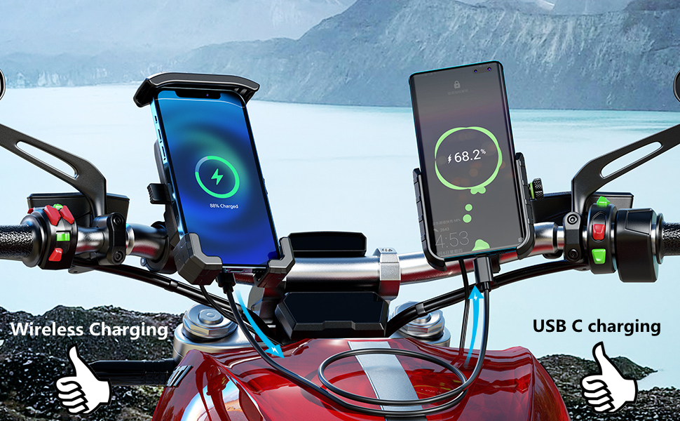 motorcycle phone mount