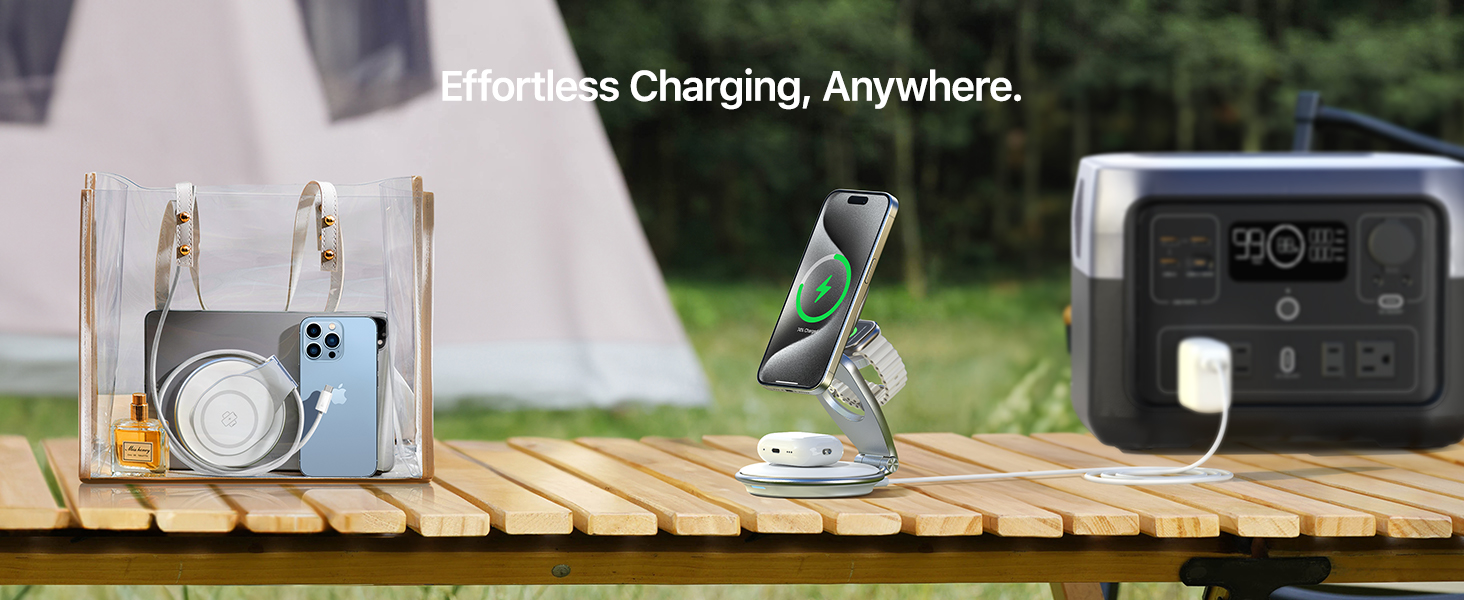 wireless charging station for iphone