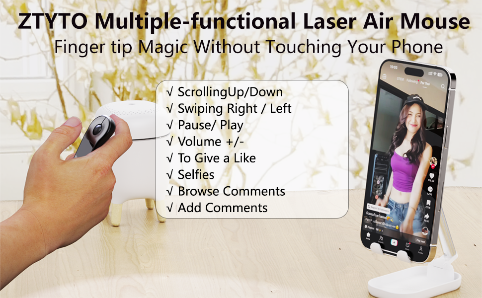 ZTYTO Multiple-functional Laser Air Mouse