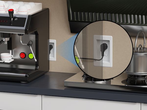  DVFR1W-1 Recessed Electrical/Outlet Box Wall Plate Kit