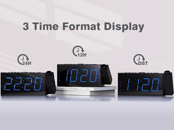 Projection Alarm Clock Radio