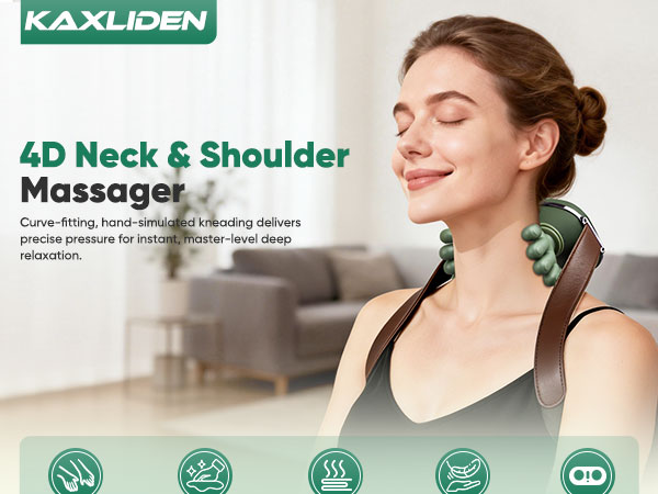 neck massager with heat, neck massager