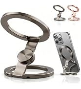 Magnetic Phone Stand Fidget Spinner, 2-in-1 Fidget Spinner &amp; Phone Stand, 360° Rotation Foldable ...