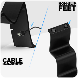 Dual Game Controller Holder For Desks - Suitable for PS5, XBOX, SWITCH, Retro &amp; Legacy Gamepads