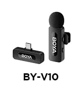 BOYA BY-V10 USB-C Wireless Lavalier Microphone for iPhone16/15 Android, Type-C Smartphone Laptop,...