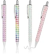 WY WENYUAN 4Pcs Ballpoint Pens, Comfortable Writing Pens, Metal Retractable Pretty Journaling Pen...