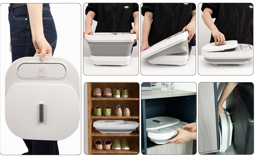 Collapsible Foot Bath Space Saving Storage