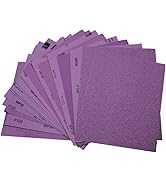 Sunxeke 24 Pcs Wet Dry Sandpaper 60/80/120/150/180/240/320/400 Grit Sanding Sheets Assorted kit 9...