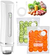 Syntus Vacuum Sealer Bags for Food, Food Storage Bags for Sous Vide Cooking Microwave Heating, Ai...