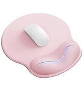 Mouse Pad with Wrist Rest, Ergonomic Mouse Pads for Desk, Office Non-Slip Mousepad with Gel Wrist...