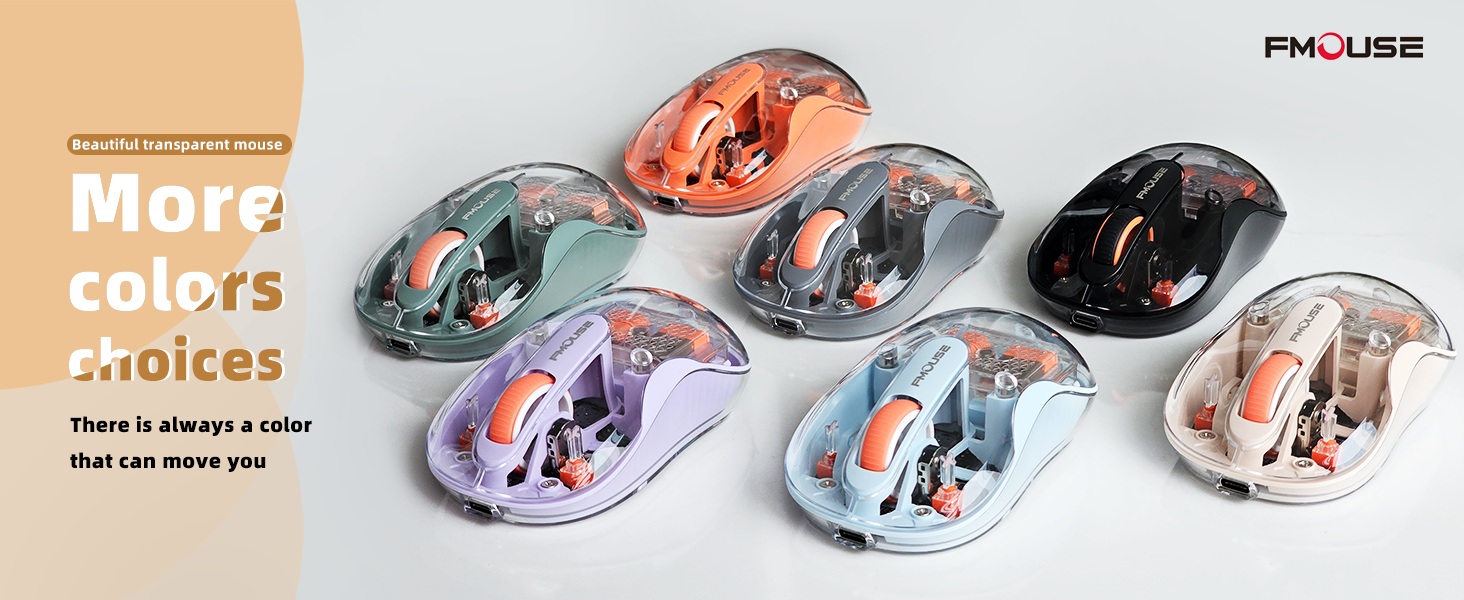 Transparent Bluetooth Mice