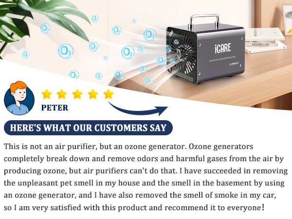 Ozone Device with Metal Filter Plates for Longer Lifespan