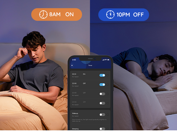 1000LM WiFi Bluetooth Color Changing Light Bulbs