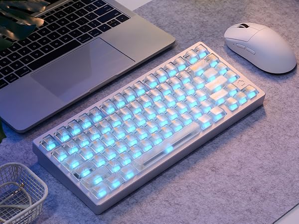 clear keycaps