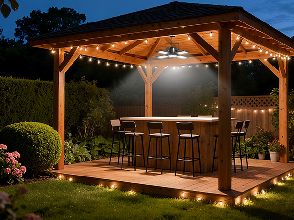 solar barn light