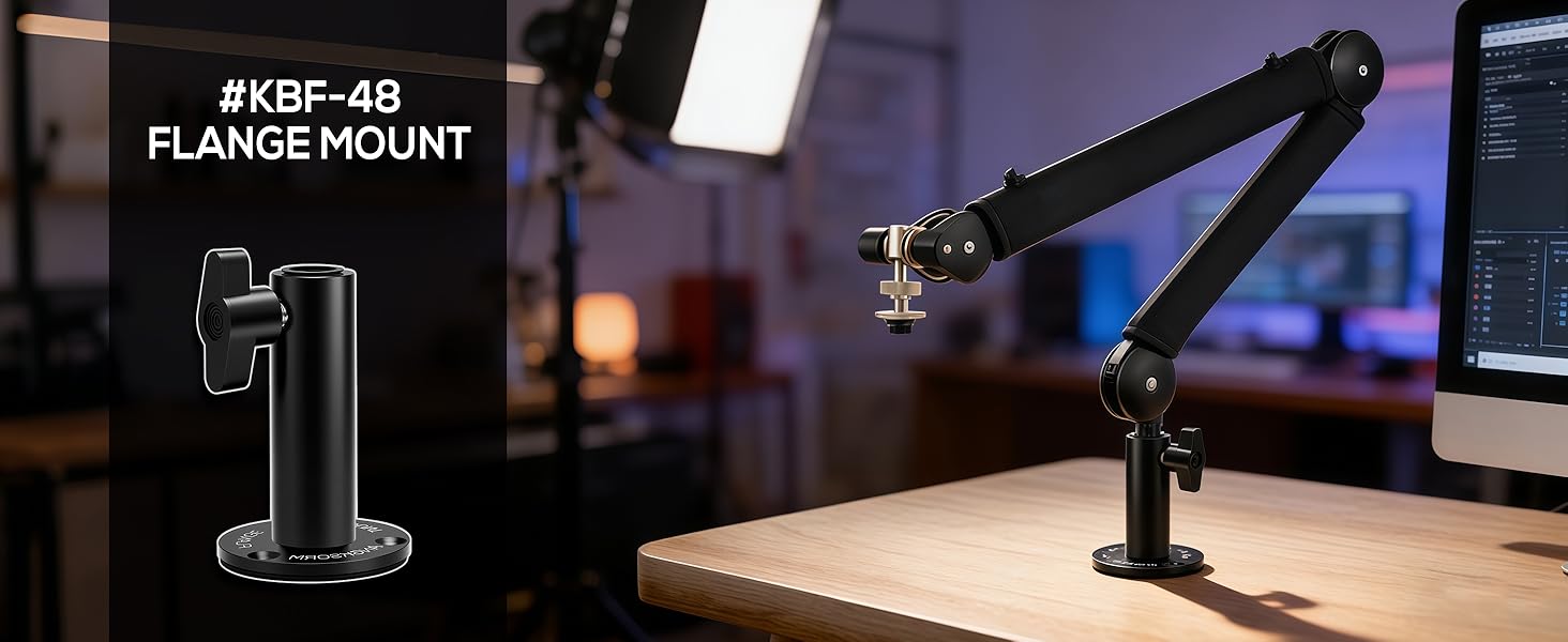 desk microphone clamp