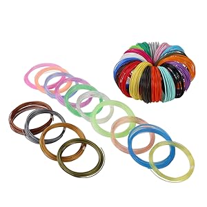 32 colors 1.75mm pla filament refill sample pack 3d printer material