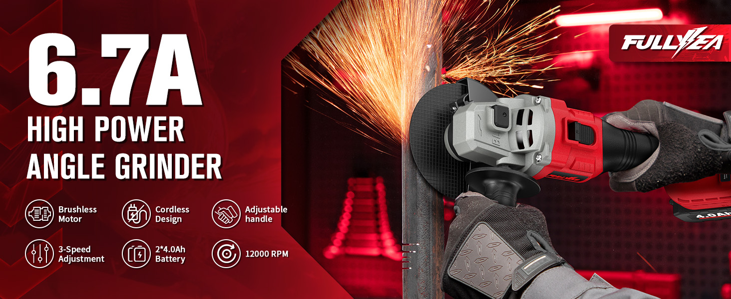 cordless angle grinders