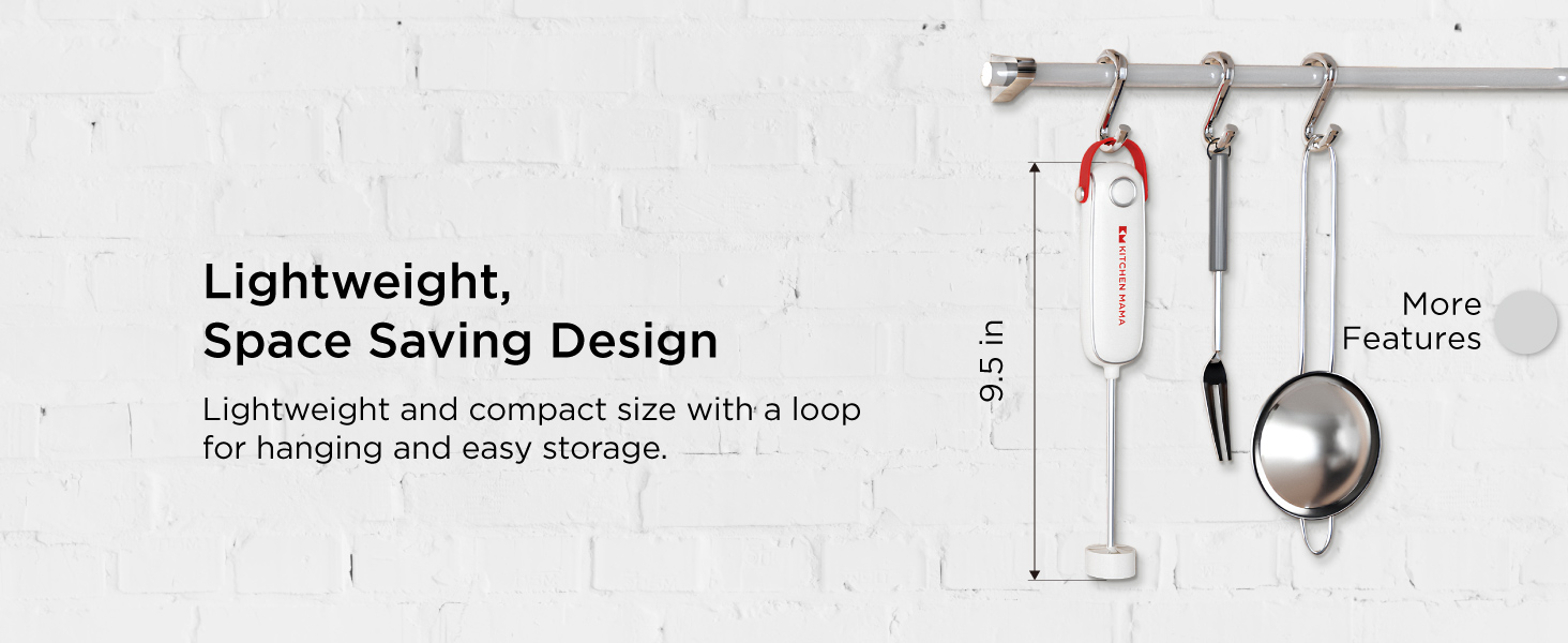 Kitchen Mama handheld milk frother cold foam maker coffee bar accessories milk frother with stand