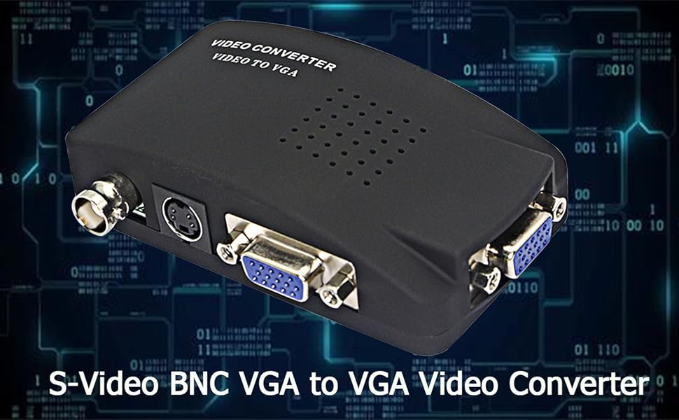 s-video bnc vga to vga video converter