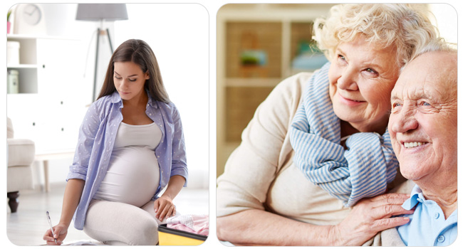 Caregiver Pager for pregnant woman and elderly