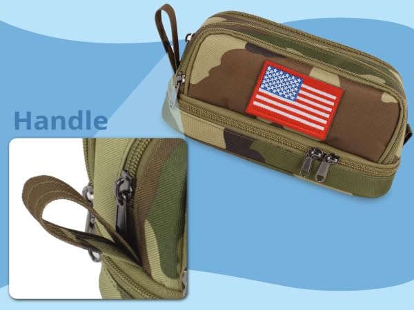 Large Capacity Pencil Case for Boys,Tool Bag for Middle School College Office Organizer for Kids