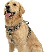 Funfox Dog Harness No Pull, Adjustable Pet Vest Harness, Super Soft Material with Vertical Handle...