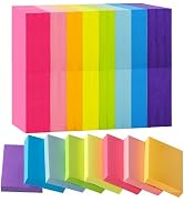 HappyHapi Sticky Notes, 36Pads, Sticky Notes 1.5 x 2, Colorful Sticky Notes, Super Sticking Post ...